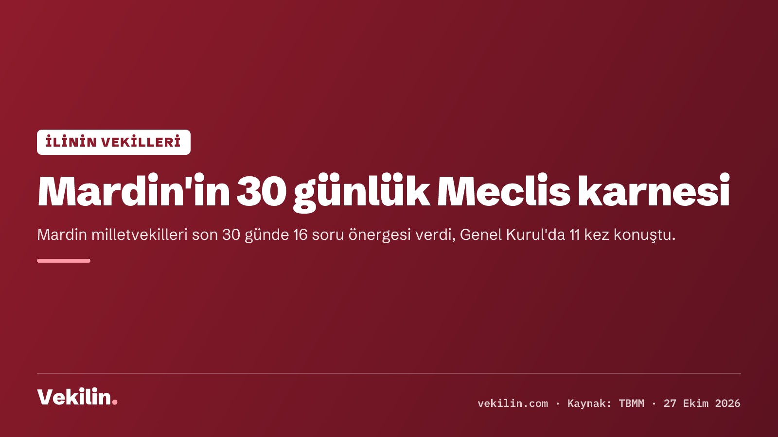 Mardin milletvekilleri son 30 günde 16 soru önergesi verdi, 11 konuşma yaptı