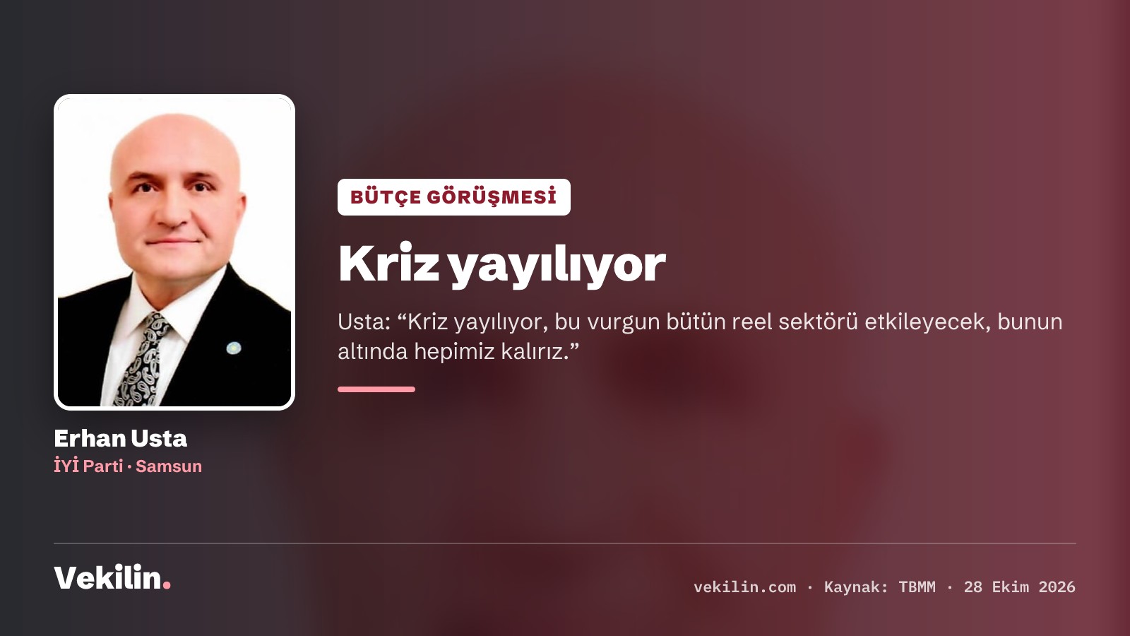 Erhan Usta TBMM Bütçesinde Kadro Sayılarını ve Fonlar İçin Komisyon Kurulmasını Sordu