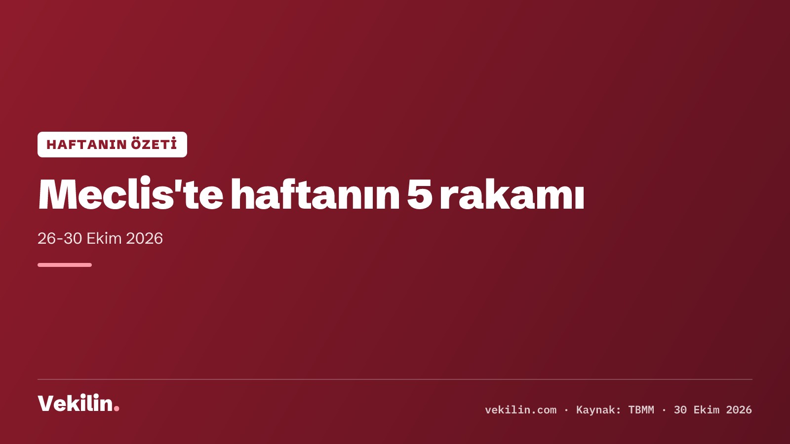 Meclis'te haftanın 5 rakamı: 138 komisyon konuşması, 15 basın toplantısı