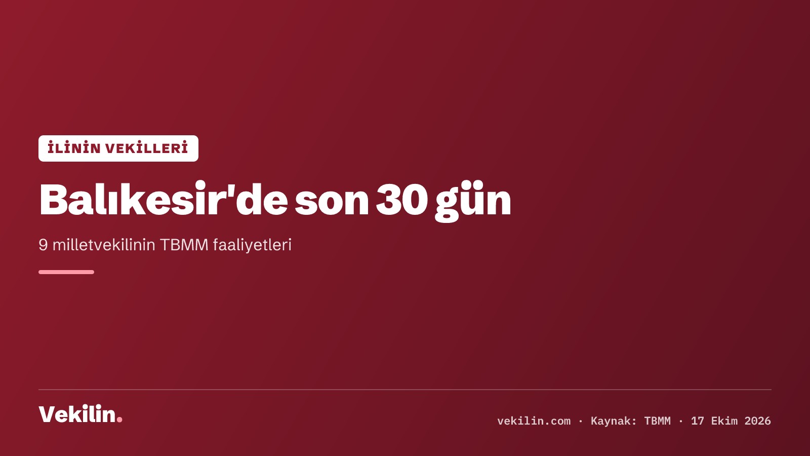 Balıkesir'de son 30 günde Serkan Sarı 45 soru önergesi verdi, Turhan Çömez 12 kez söz aldı