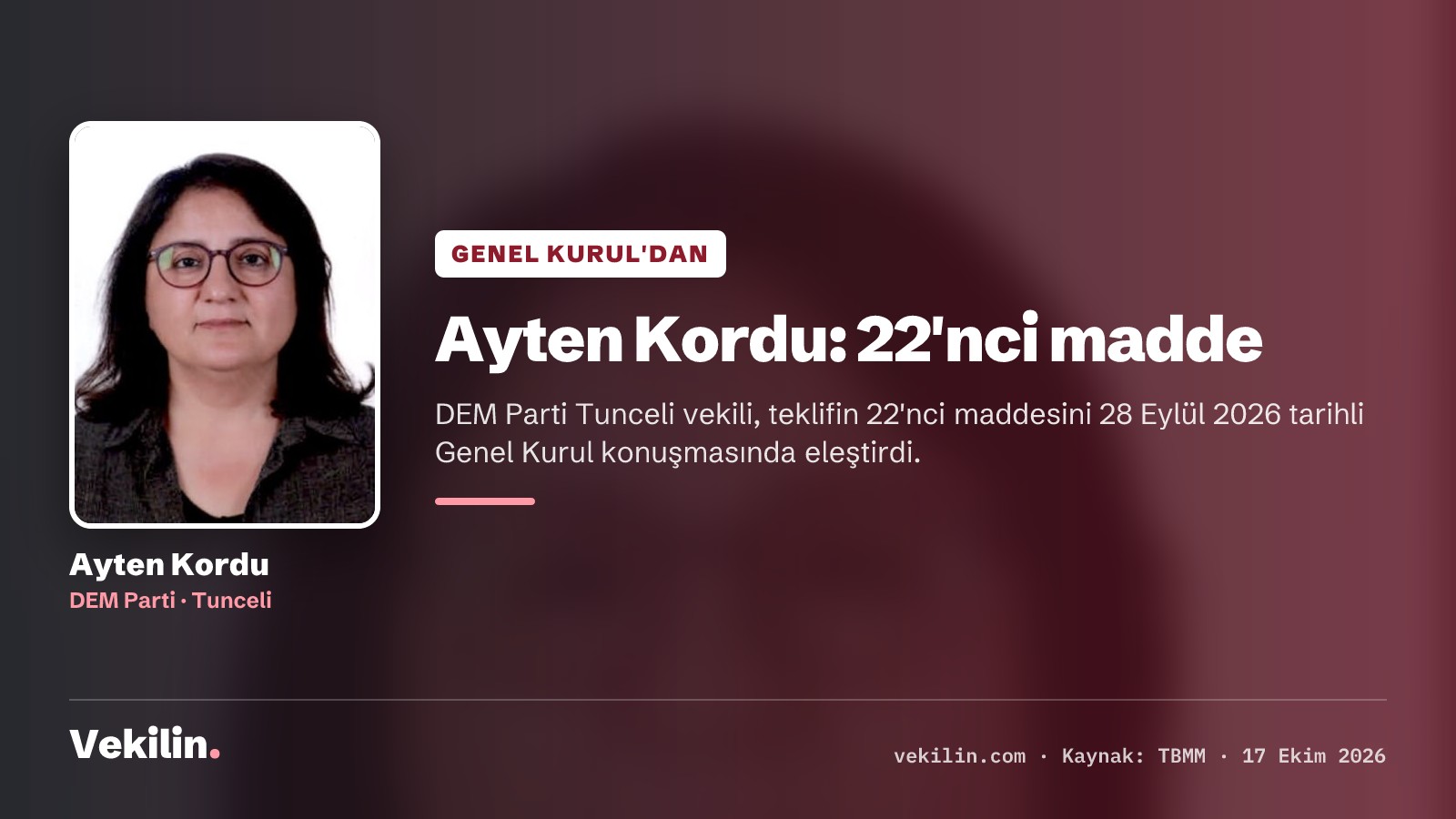 Ayten Kordu (DEM Parti, Tunceli) TBMM'de toprak ve çeltik kanunu teklifini eleştirdi